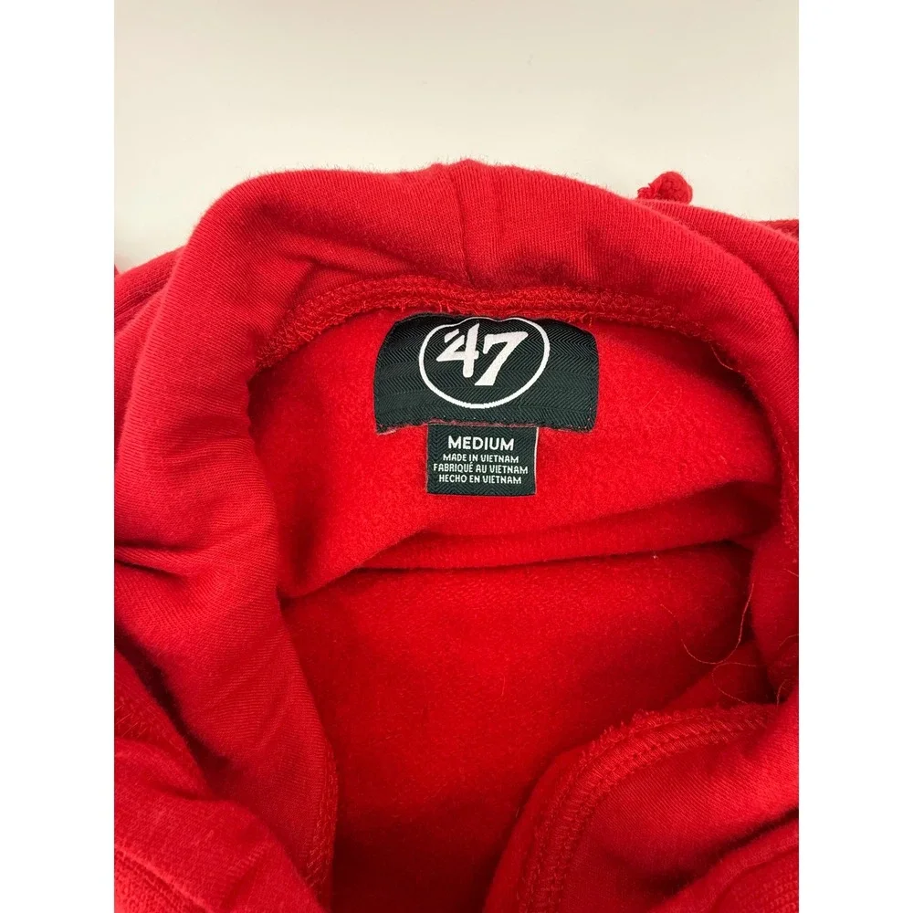 47 Brand Georgia Bulldogs Red Hoodie Sweatshirt Womens Medium